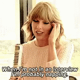 Taylor Swift Talking On The Phone GIF - Taylor Swift Talking On The Phone When Im Not In An Interview Im Napping GIFs