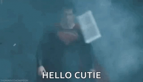Superman Hello Cutie GIF - Superman Hello Cutie GIFs