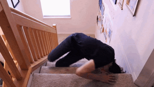 Stairs Falling Down Stairs GIF - Stairs Falling Down Stairs Falling Down Stairs Gif GIFs