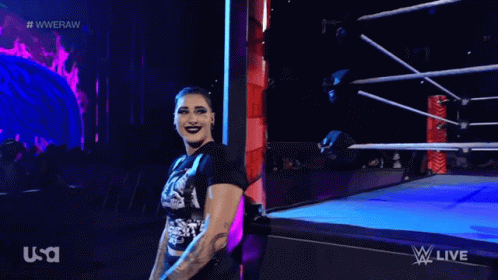 The Judgment Day Rhea Ripley GIF - The Judgment Day Rhea Ripley Licking Lips GIFs