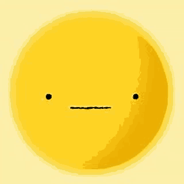 a cartoon illustration of a yellow sun with a funny face .