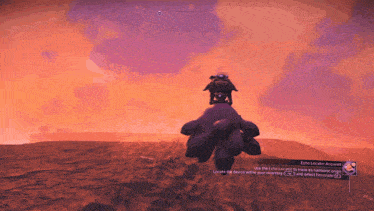 a screenshot of a video game that says echo locate to trace its harmonic energy