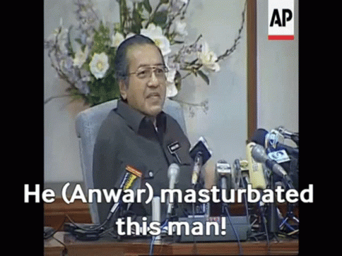 Tun M Anwar Ibrahim GIF - Tun M Anwar Ibrahim Press Conference GIFs