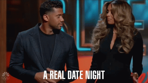 A Real Date Night Russell Wilson GIF - A Real Date Night Russell Wilson Ciara GIFs