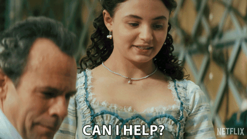 Can I Help Young Violet Ledger GIF - Can I Help Young Violet Ledger Queen Charlotte A Bridgerton Story GIFs