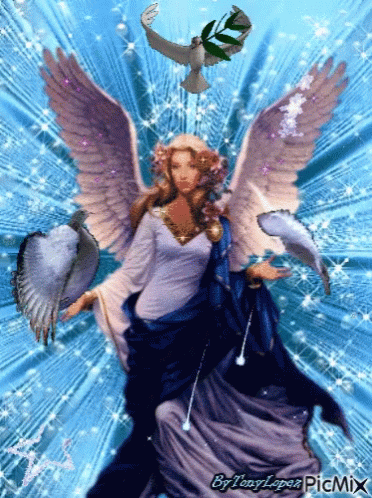 Angel Blue GIF - Angel Blue God Bless GIFs