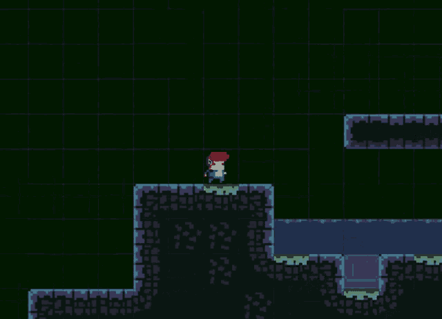 a cartoon character is standing on a platform in a game