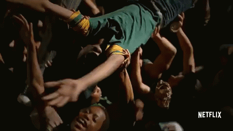The Get Down GIF - The Get Down Netflix Crowdsurfing GIFs