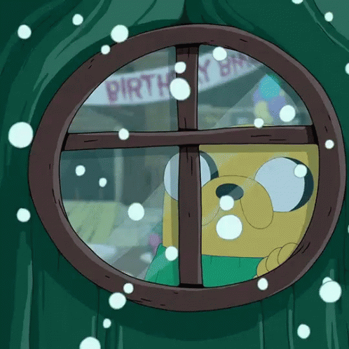 Adventure Time Jake The Dog GIF - Adventure Time Jake The Dog Snow GIFs