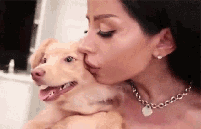 Kissing Dog Kiss Dog GIF - Kissing Dog Kiss Dog Cutie GIFs