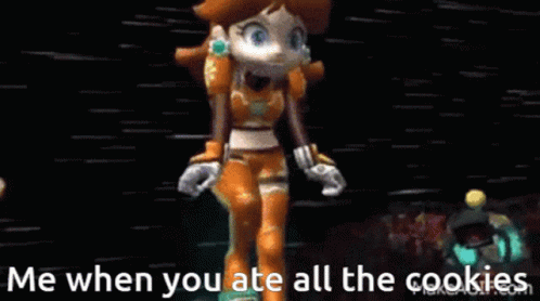 You Ate All The Cookies Princess Daisy GIF - You Ate All The Cookies Princess Daisy GIFs