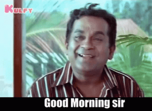 Good Morning Brahmi GIF - Good Morning Brahmi Brahmanandam GIFs