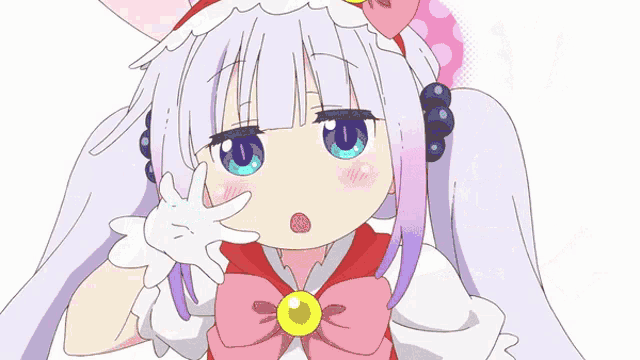 a cartoon of a girl in a bunny costume