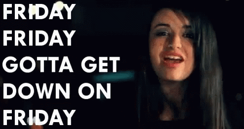 Rebecca Black Friday GIF - Rebecca Black Friday Music Video GIFs