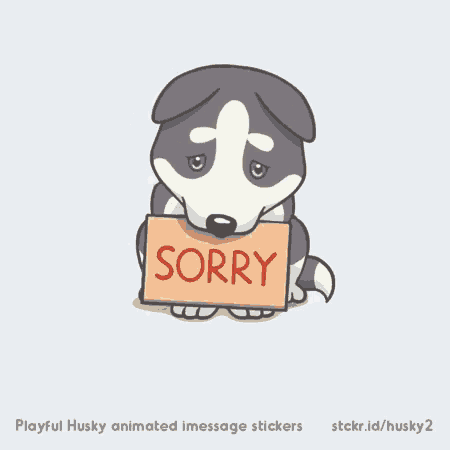 Dog Sorry GIF
