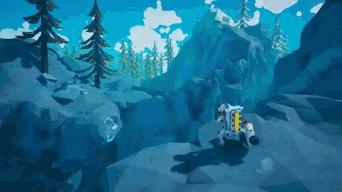 Astroneer Mountains GIF - Astroneer Mountains Clouds GIFs