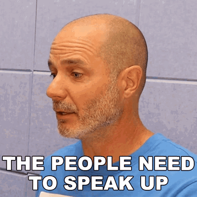 The People Need To Speak Up To Be Louder Justin Mcclure GIF - The People Need To Speak Up To Be Louder Justin Mcclure We Love Our Kids But GIFs