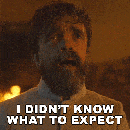 a man with a beard says " i didn t know what to expect "