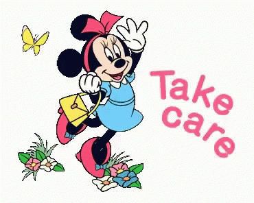 Take Care Minnie Mouse GIF - Take Care Minnie Mouse GIFs