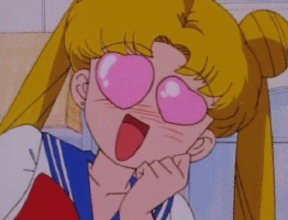 Yes GIF - Love Hearts Sailor Moon GIFs