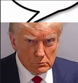 a close up of a man in a suit and tie making a funny face .