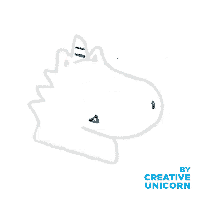 a drawing of a unicorn with the words " err " written below it