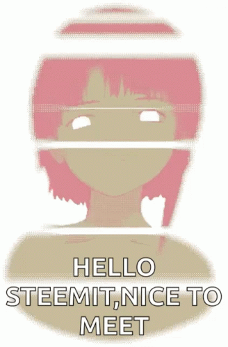 Anime Glitch GIF - Anime Glitch Hello Steemit GIFs