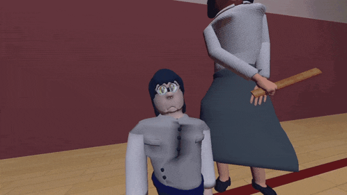 a cartoon character wearing glasses is being punched