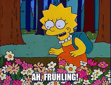 Lisa Simpson: Frühling GIF - Frühling Lisa Simpson Simpsons GIFs