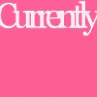 a pink background with white text that says `` currently in love ''