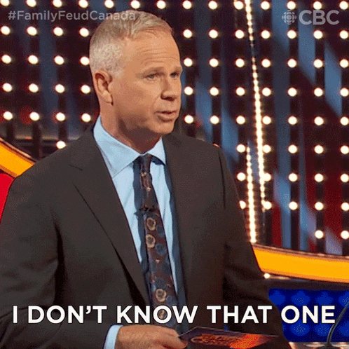 I Don'T Know That One Gerry Dee GIF - I Don'T Know That One Gerry Dee Family Feud Canada GIFs