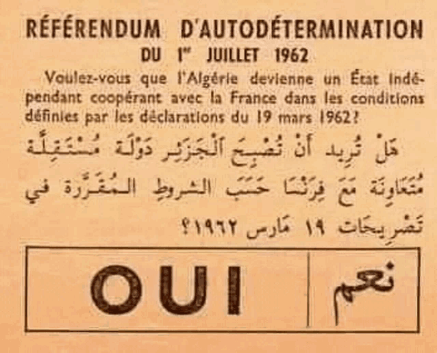 a piece of paper with arabic writing on it and the word oui on it .