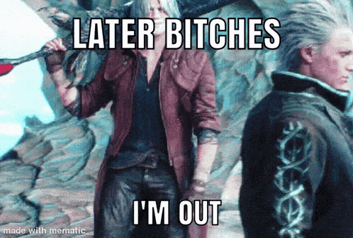 a devil may cry meme with dante and vergil