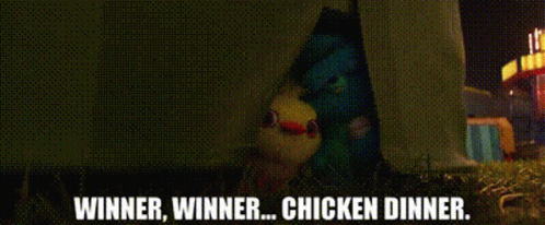 Toy Story Ducky And Bunny GIF - Toy Story Ducky And Bunny Winner Winner Chicken Dinner GIFs