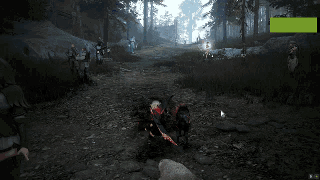 a screenshot of a video game with a green circle that says new config