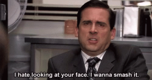 Face Smash GIF - Face Smash I Hate Looking At Your Face GIFs