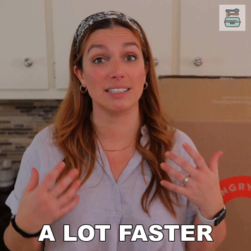 A Lot Faster Emily Brewster GIF - A Lot Faster Emily Brewster Foodbox Hq GIFs