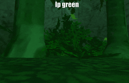 a picture of a forest with the words ip green ip green you