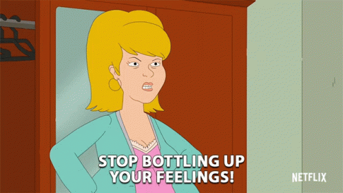 Stop Bottling Up Your Emotions Sue Murphy GIF - Stop Bottling Up Your Emotions Sue Murphy F Is For Family GIFs