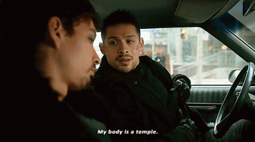 Klaus My Body Is A Temple Diego Hargeeves GIF - Klaus My Body Is A Temple Diego Hargeeves The Umbrella Academy GIFs