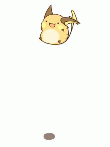 楽しい　たのしい　可愛い　かわいい　ポケモン　ライチュウ GIF - Pokemon Raichu Jump GIFs