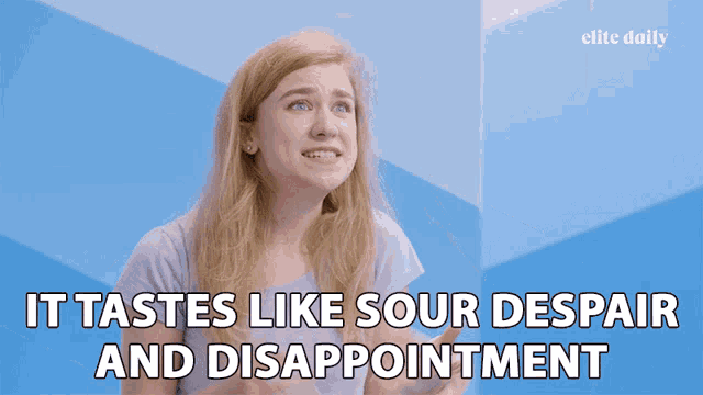 It Tastes Like Sour Despair And Disappointment Not A Fan GIF - It Tastes Like Sour Despair And Disappointment Not A Fan Nasty GIFs