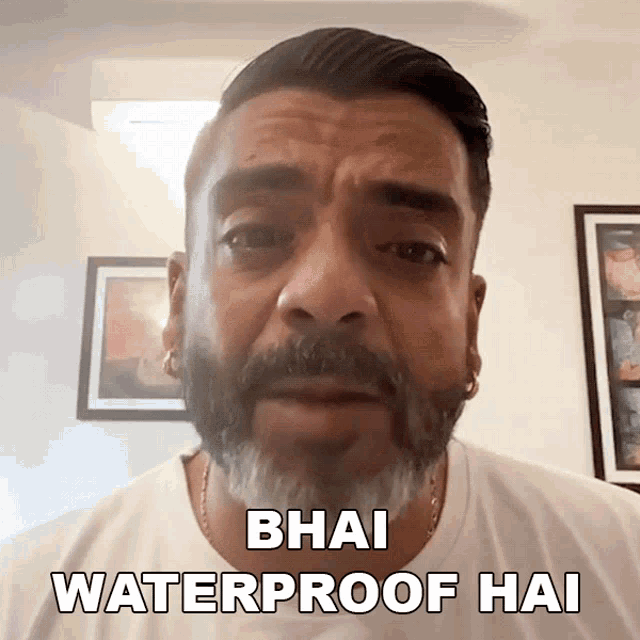 Bhai Waterproof Hai Jeeveshu Ahluwalia GIF - Bhai Waterproof Hai Jeeveshu Ahluwalia Bhai Pani Se Kuch Nahi Hota GIFs