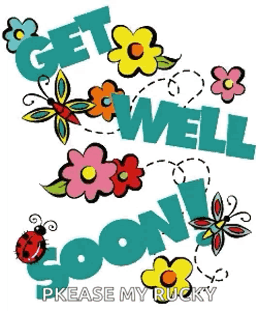 Sick Get Well Soon GIF - Sick Get Well Soon Flowers GIFs