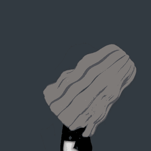 a gray background with a circle in the middle