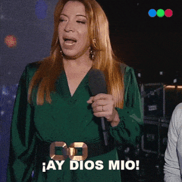 Ay Dio Mio Lizy Tagliani GIF - Ay Dio Mio Lizy Tagliani Got Talent Argentina GIFs