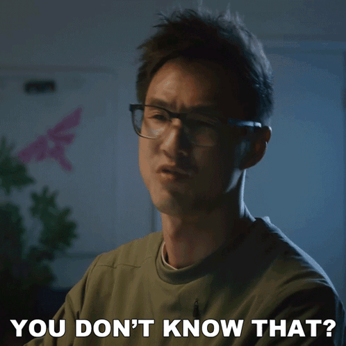 You Don'T Know That Wesley Chan GIF - You Don'T Know That Wesley Chan Wong Fu Productions GIFs