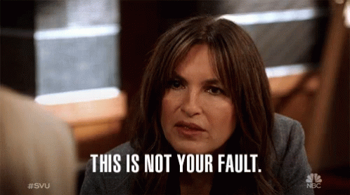 This Is Not Your Fault Its Not Your Fault GIF - This Is Not Your Fault Its Not Your Fault Dont Blame Yourself GIFs