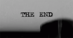 The End Typing GIF - The End Typing Typewriter GIFs