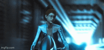 a computer generated image of a woman in a futuristic outfit